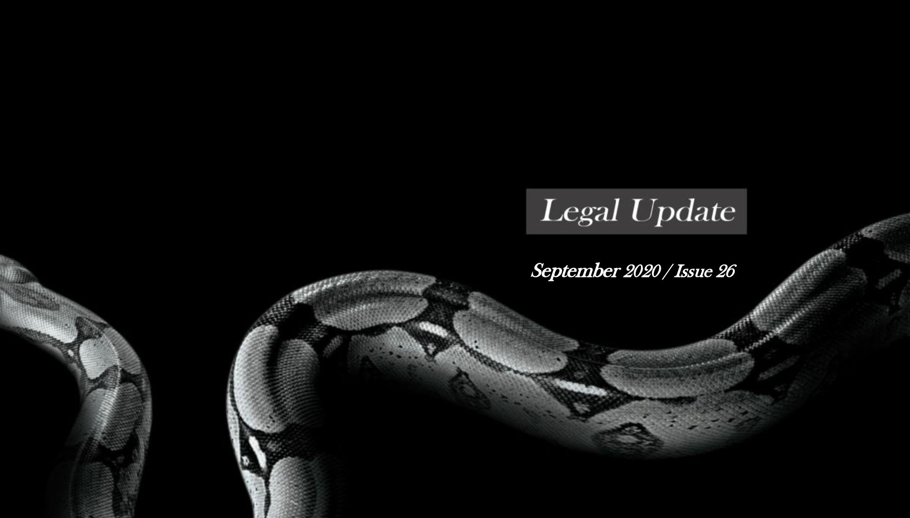 Legal Update 26-2020